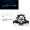 2Pcs LED Light Bar Mounting Bracket A Pillar Hood LED