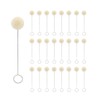10 Pieces Wool Daubers Ball Brush Leather Dye Tool with