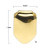 UUYYEO 2 Pcs Single Fangs Plated Gold Hip Hop Top