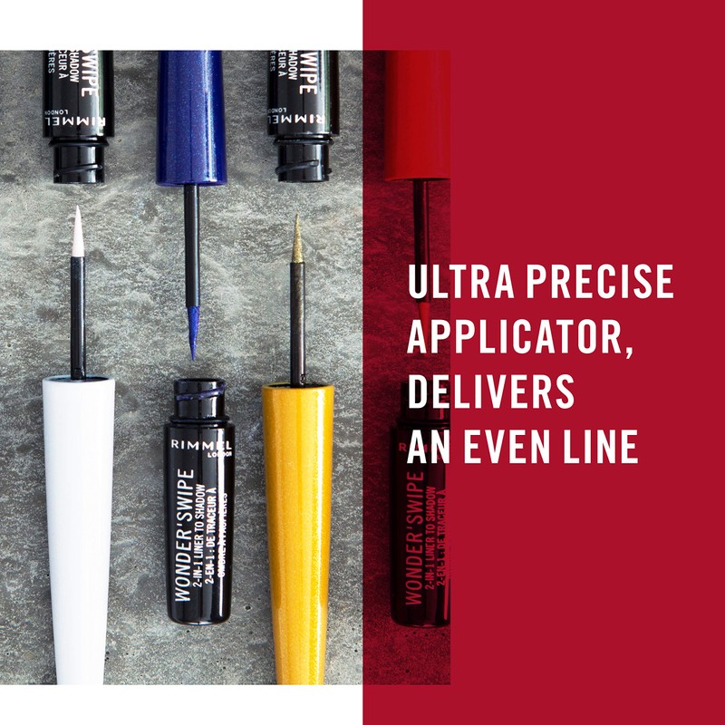 Rimmel Wonder Swipe 2-in-1 Liner To Shadow, Yassss, 0.05 Fluid