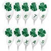 Set of 10 PU Leather Iron Head Covers with Closure