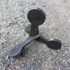 Magnum Target 3/8" AR500 Steel Reactive NOT Welded Flipping Walking Jumping Jack Target 2.5" - 1pc