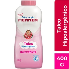 Mennen Talco para Bebé Baby Magic Rosa 400 g. Hipoalergénico y Es Perfecto para Evitar los Malestares e Irritaciones por el Pañal. Fórmula Suave que Cuida la Piel de tu Bebé