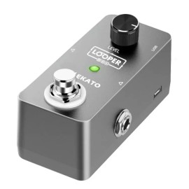 LEKATO Guitar Looper Effect Pedal Single Looping Unlimited Overdubs 5 mins Loop