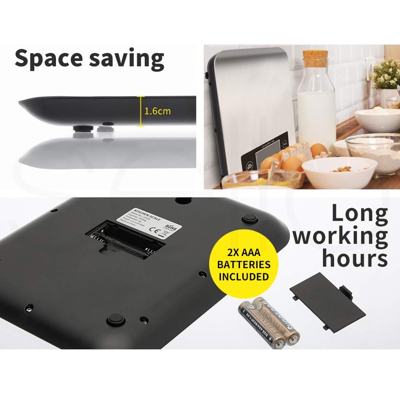 10kg/1g Kitchen Digital Scale LCD Electronic Balance Food Weight Postal