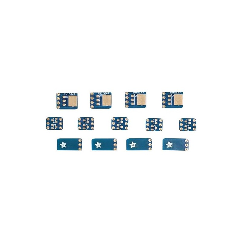 Adafruit Platine (unbepiecet) SMT Breakout PCB Set For SOT-23, SOT-89,