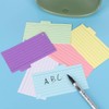 SJBAUTYO Lined Index Cards, 150 Pieces Lined Index Cards in