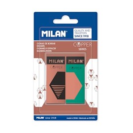 MILAN Gomas Nata 320 Negras S- Copper 2 Piezas