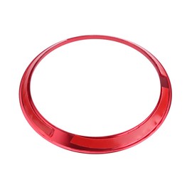 Keenso Car Steering Wheel Ring Cover Trim Aluminium Alloy Decoration Frame Trim for CLA GLK A Class W204 W246 W176 W117 C117(Red)