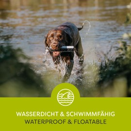 HP&G home, pets & garden Fetch Dummy, Black/White, Training Dummy, 24 cm Long, Fetch Dummy for Dog Training, Diameter of Approx. 4.6 cm and 200 g Heavy, Robust and Durable