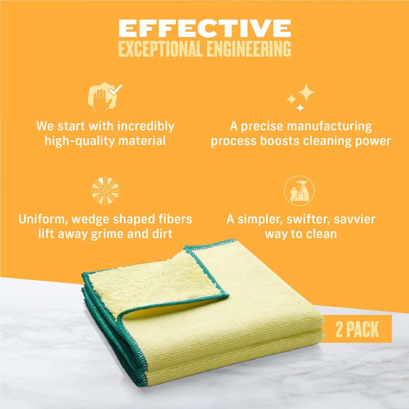 E-Cloth High Performance Dusting Cloth, Reusable Premium Microfiber Cloth for