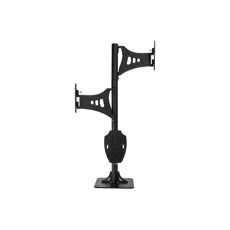 Skull Hooker Trophy Tree Pedestal Powder-Coated Steel Shoulder Mount -