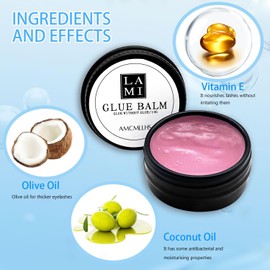 10g Lash Lift Glue Balm,Lash Lift Rod Adhesive,Lash Lift Adhesive,New Brow Lamination Glue Balm,Eyelash & Eyebrow Perm Glue Balm Brow Lamination Gel