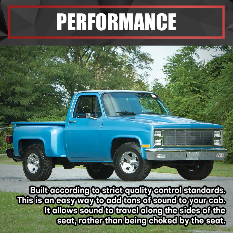 VIAGL Speaker Brackets Behind Seat 6x9 fit for Chevy C10