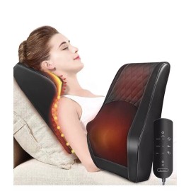 Boriwat Back Massager with Heat, Massagers for Neck & Back, 3D Kneading Massage