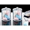 Generisch Cotton Swab Holder Diamond Design Acrylic for Floss Bath