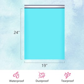 UCGOU Poly Mailers 19x24 Inch Teal 100 Pack Extra Large Shipping Bags Strong Thick Mailing Envelopes Self Seal Adhesive Waterproof and Tear Proof Boutique Postal for Clothing Quilt and More