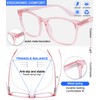 MARE AZZURO Computer Reading Glasses Women Blue Light Blocking Readers