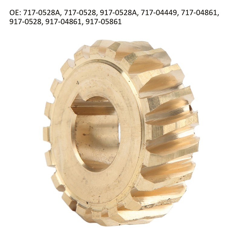20T Worm Gear 917‑04861 917‑05861 1‑7/8in OD Copper Rustproof Replacement