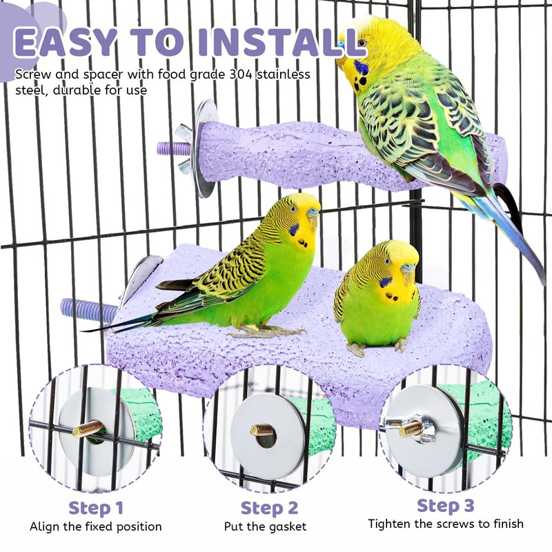 Parrot Perch Calcium Bird Bows, Bird Teeth Mouth Molar Teeth