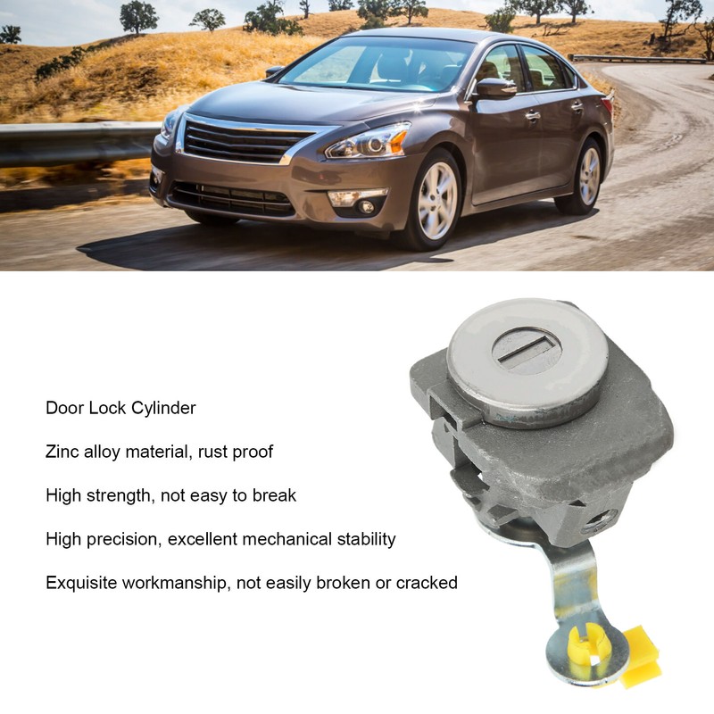 Car Door Lock Cylinder Zinc Alloy Left Front Door Locking