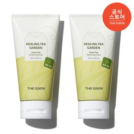 The Saem Healing Tea Garden Cleansing Foam 150ml x 2 pack / 더샘 힐링 티 가든 클렌징 폼 150ml X 2개입
