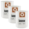 3 Pack VF3502 Shop Vac Bags, Compatible with Ridgid Vacuum