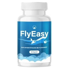 Saint Nutrition® FlyEasy – Reisetabletten - Natürliche Unterstützung für eine entspannte Flugerfahrung – Ideal für Reisende mit Flugangst – Natürliche Inhaltsstoffe - 60 Tabletten