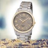 Regent Men's Quartz Watch with Elegant Analogue Display and Silver
