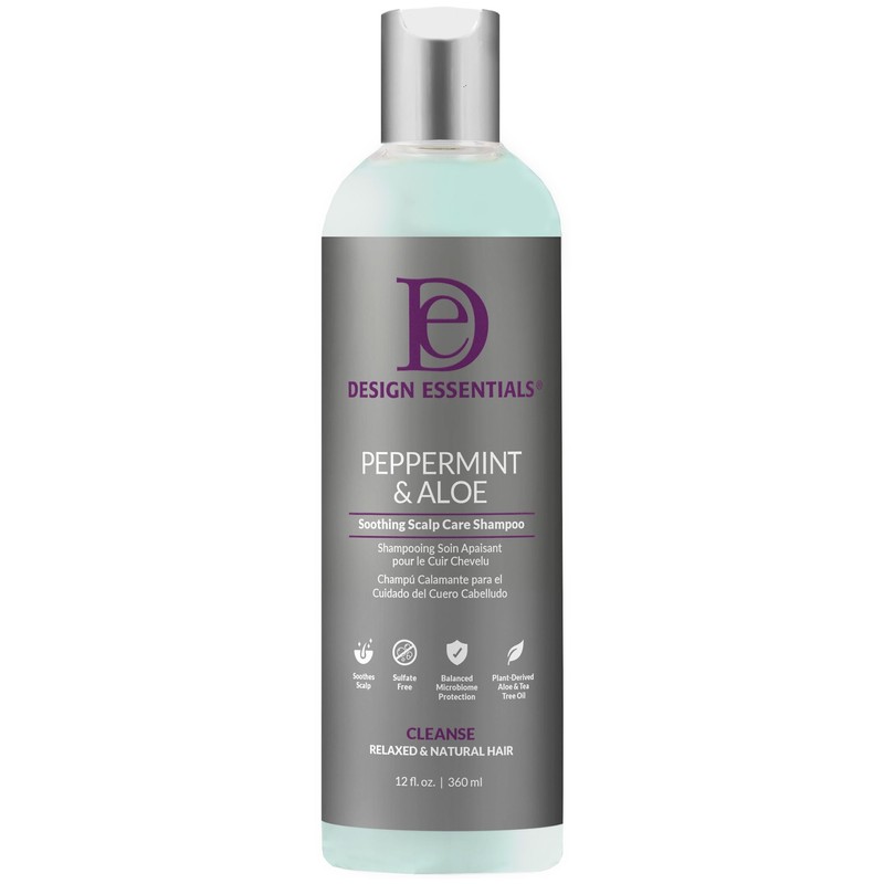 Design Essentials Peppermint & Aloe Therapeutics AntiItch Shampoo Control Scalp