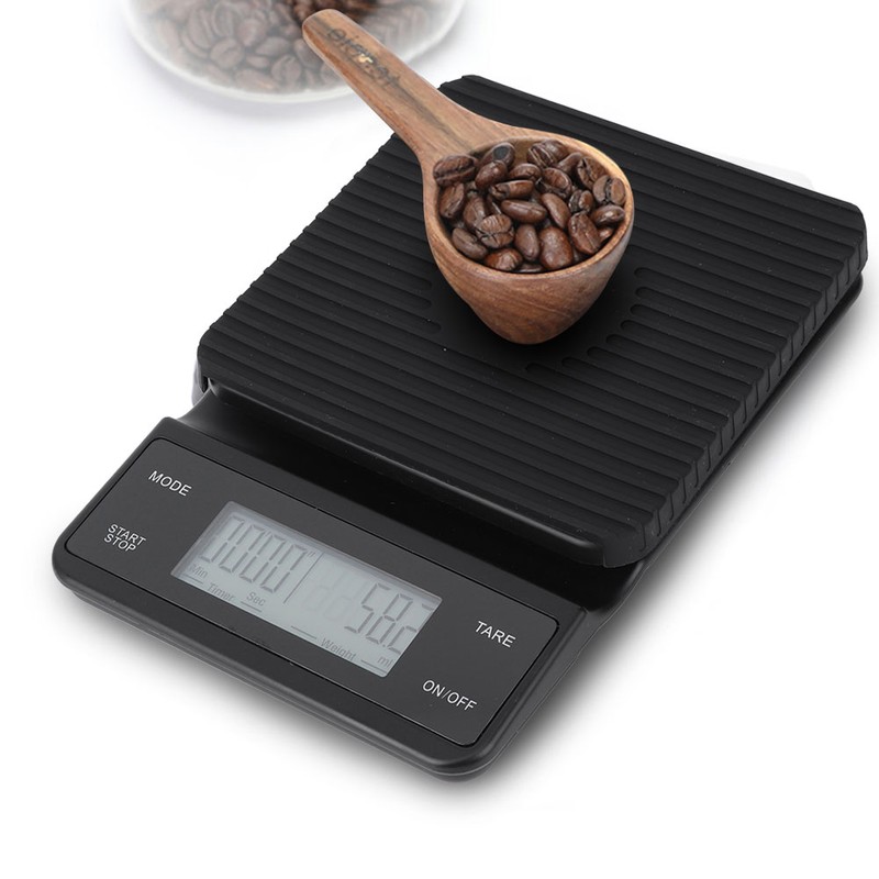 3kg/0.1g Electronic LCD Digital Kitchen Food Scale Drip Coffee Weighing