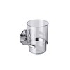 Croydex Chrome Duo Fix Glue or Screw Fix Slim Design Tumbler
