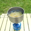 TOMSHOO Titanium Cookware Set Camping Pot and Pan for Backpacking