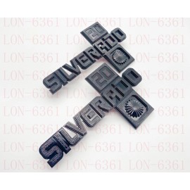 Unbranded For 1981-1987 GM Chevy Silverado 20 Logo Trucks Fender Emblem Badge (2pcs New)