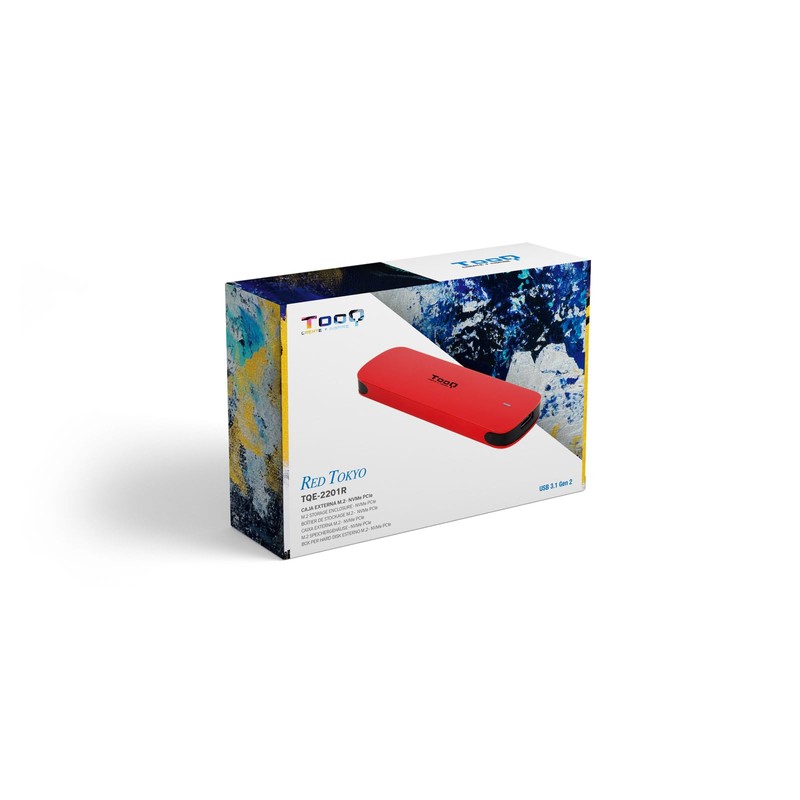 TOOQ TQE-2201R - External Enclosure for M.2 NVMe SSD -