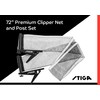 STIGA Premium Clipper 72" Regulation Table Tennis Net and Post