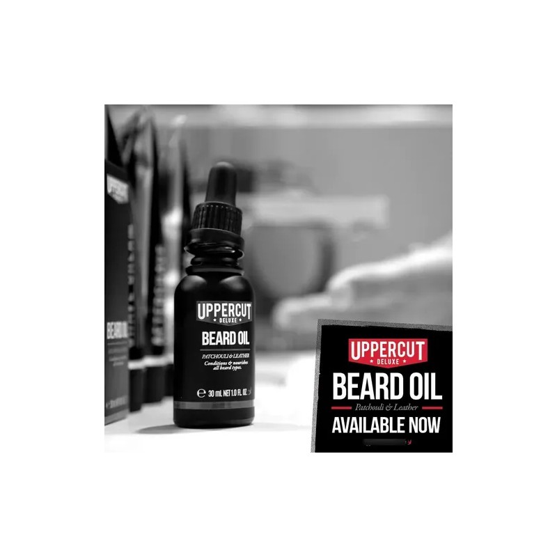 Aceite Para Barba Uppercut Deluxe Para Hombres, Acondicionad