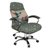 Xorudoydet Boho Mandala Hummingbird Pattern Office Chair Cover, Waterproof Office