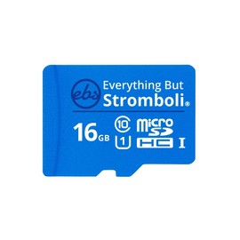 Everything But Stromboli 16GB MicroSD Memory Card for Kids Camera Class 10 U1 UHS-1 SDHC 16G Micro SD Card with Adapter