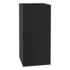 Pemberly Row Fiberstone and MGO Clay Tall Square Planter Black