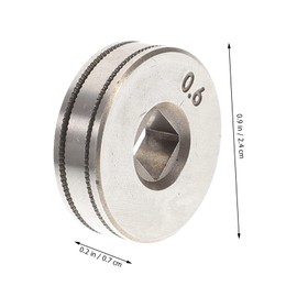 Kichvoe 2pcs Welder Wire Feed Drive Roller for Welding Machines Replacement Knurled Groove Wheels for Mig Welders Equipment Parts Tough and Practical Design