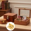 2Pcs Mini Solid Brass Hinges 90 Degree Jewelry Box Hinges