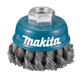 Makita D-24125 Wire Brush for Disc Grinders, Outer Diameter 3.0 inches (75 mm), Twisted Wire Cup Brush (0.02 inches (0.5 mm))
