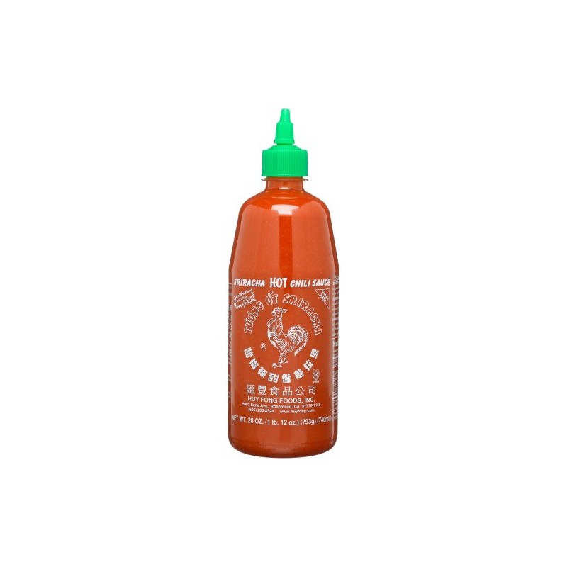 Huy Fong Sriracha Chili Sauce, 28 Ounce Bottle (Pack of