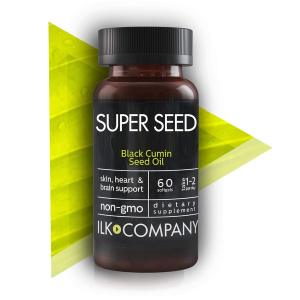 Pure Black Seed Oil Capsules - Super Antioxidant and Powerful Immune Support - Kalonji Oil - Nigella Sativa Black Cumin Seed