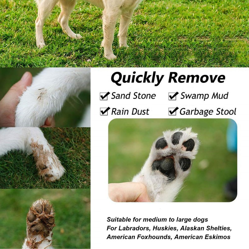 Automatic Dog Paw Cleaner Portable Split Hand Operated Rechargeable Powerful