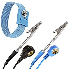 Minadax Anti-Static Grounding Band ESD Wrist Cuff Strap Adjustable with 2.40 m Extension