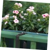 Gatuida 1 Set Railing Flower Pot Bracket Outdoor Flower Planter