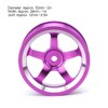 Gavigain RC Wheel Hubs, 4Pcs Aluminum Alloy, Purple, for 1/10