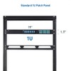 Cable Matters Rackmount 1U 19” Blank Fiber Patch Panel with